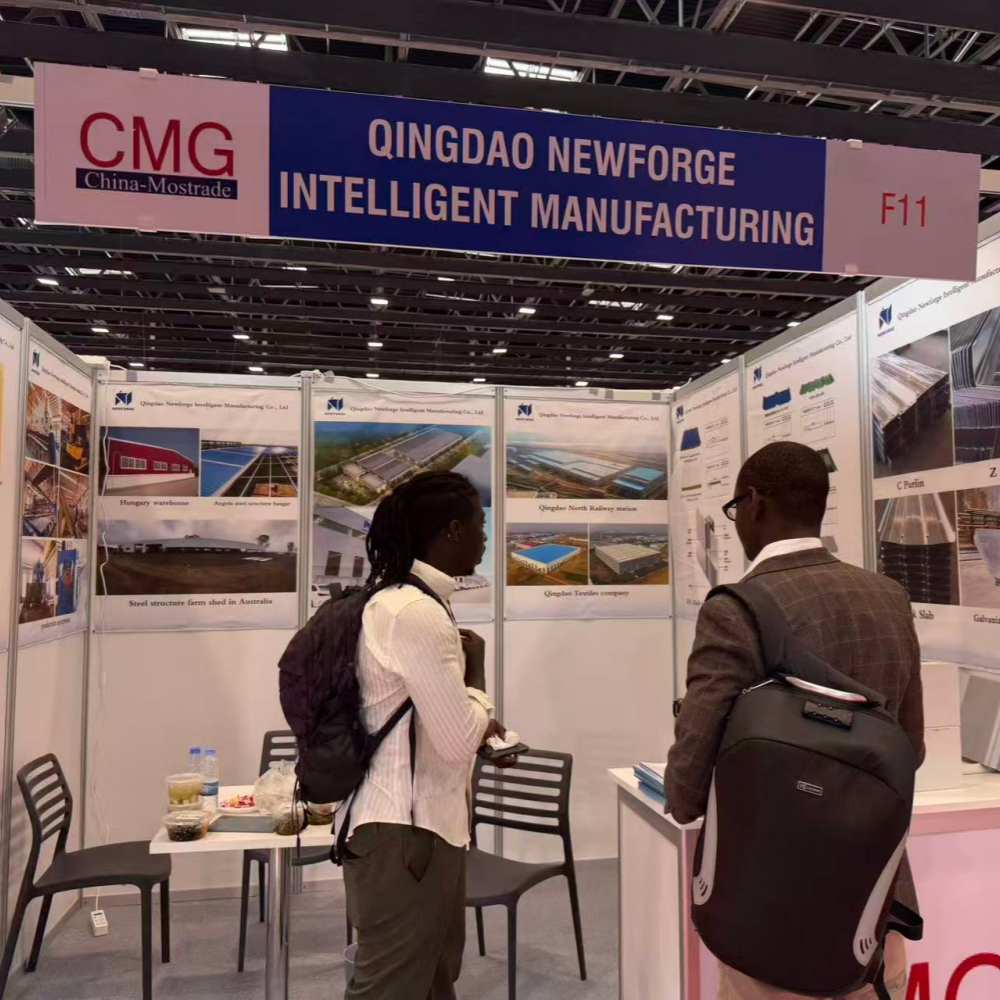 Qingdao Newforge Intelligent Manufacturing Co., Ltd. participa actualmente en la segunda Build Expo Abidjan Costa de Marfil