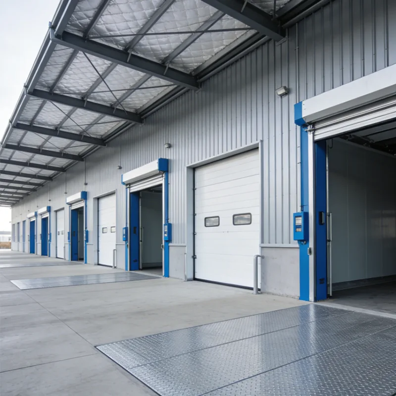 Edificio de estructura de acero de almacenamiento en frío