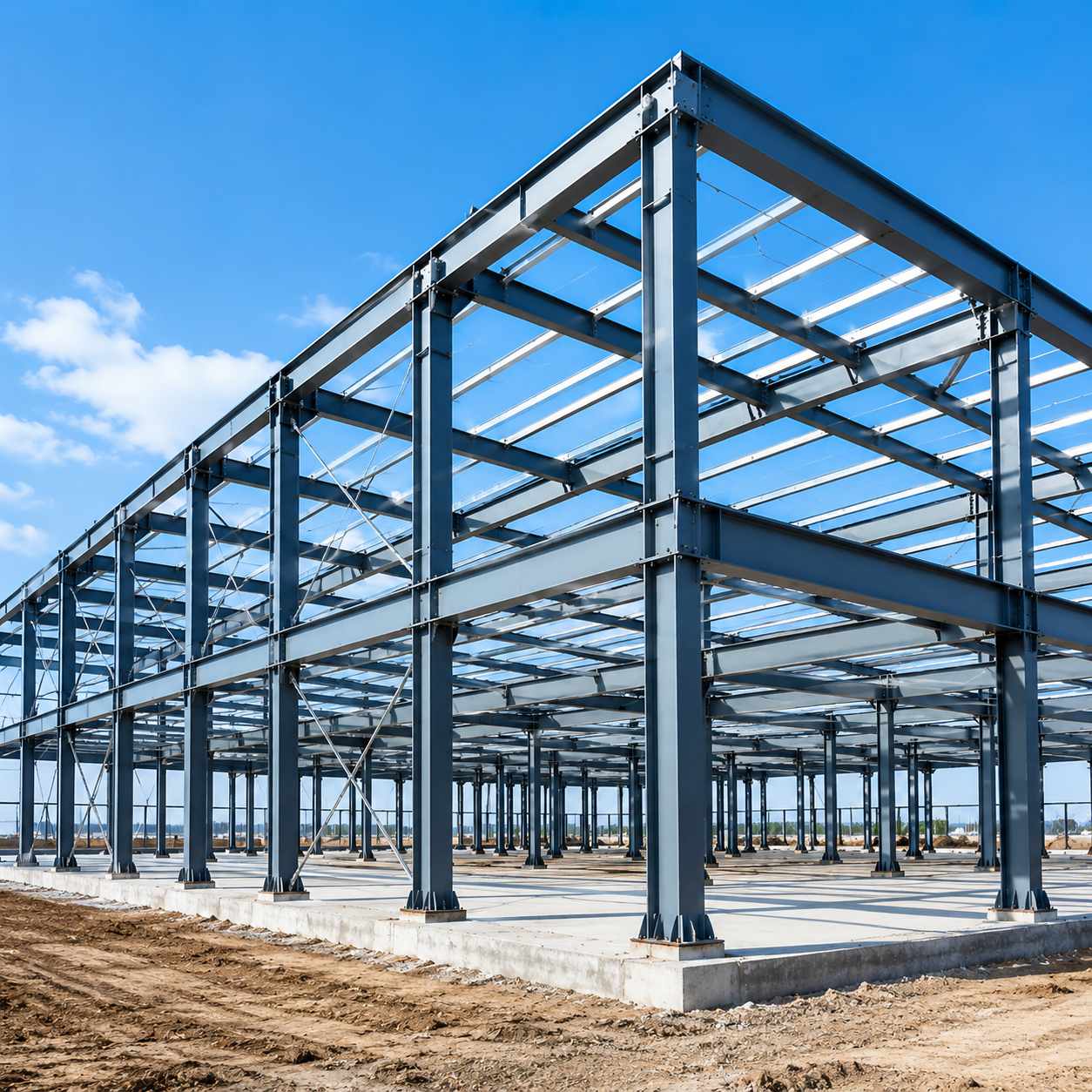 Estructura de acero resistente personalizable que construye acero Q355B para la construcción de almacenes comerciales