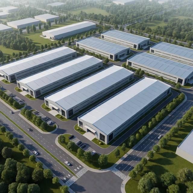 Construcción industrial prefabricada de Warehouse del taller de la estructura de acero de la asamblea rápida