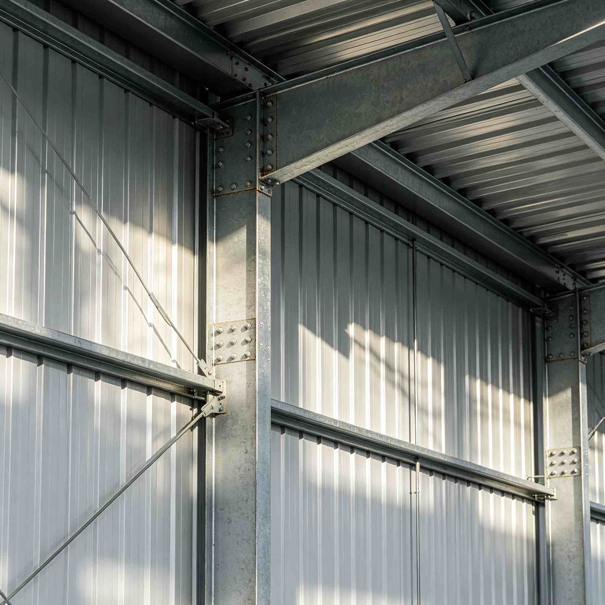 Panel de pared de acero galvanizado de color, revestimiento de pared de metal antioxidante para casa con estructura de acero
