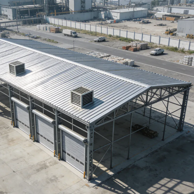 Bulk Cargo Steel Storage Shed