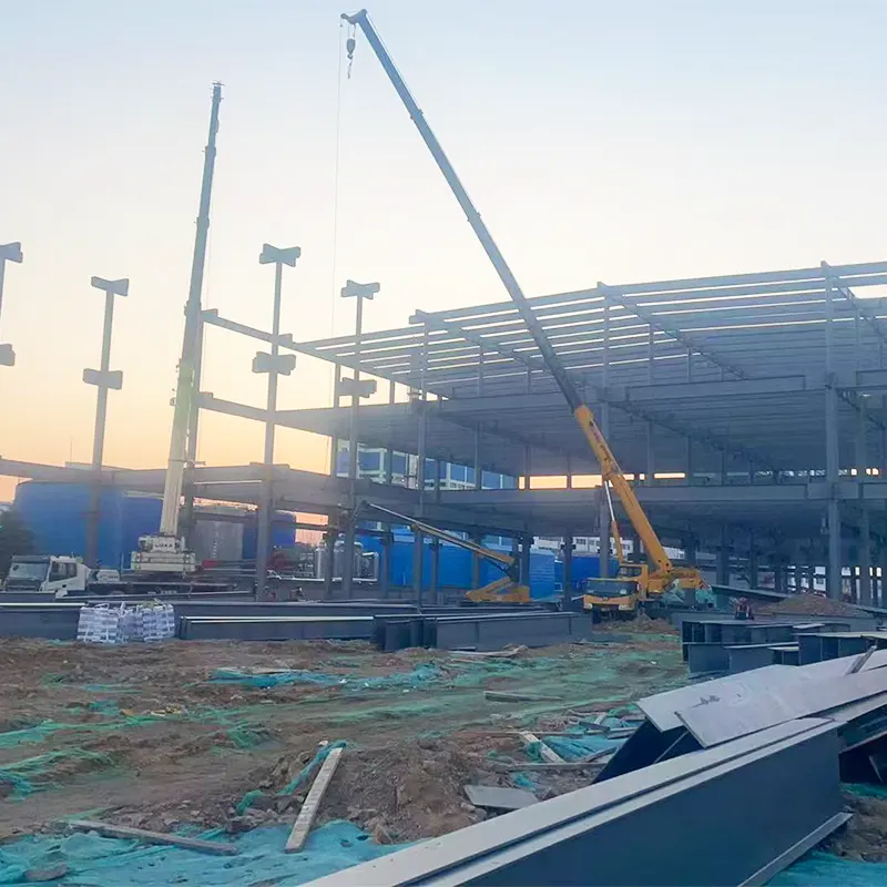 Almacén logístico de estructura de acero de gran envergadura