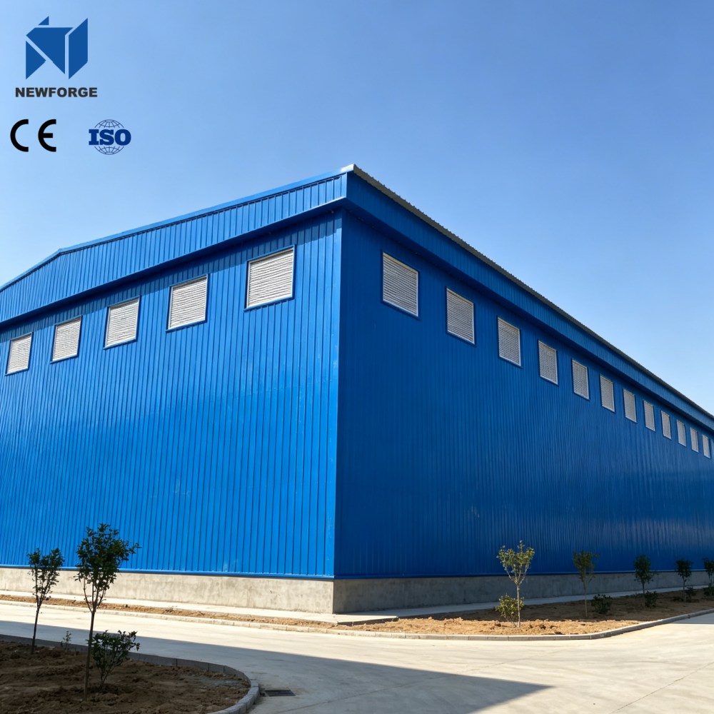 Taller industrial prefabricado del marco metálico de la estructura de acero para la planta de producción de la fábrica