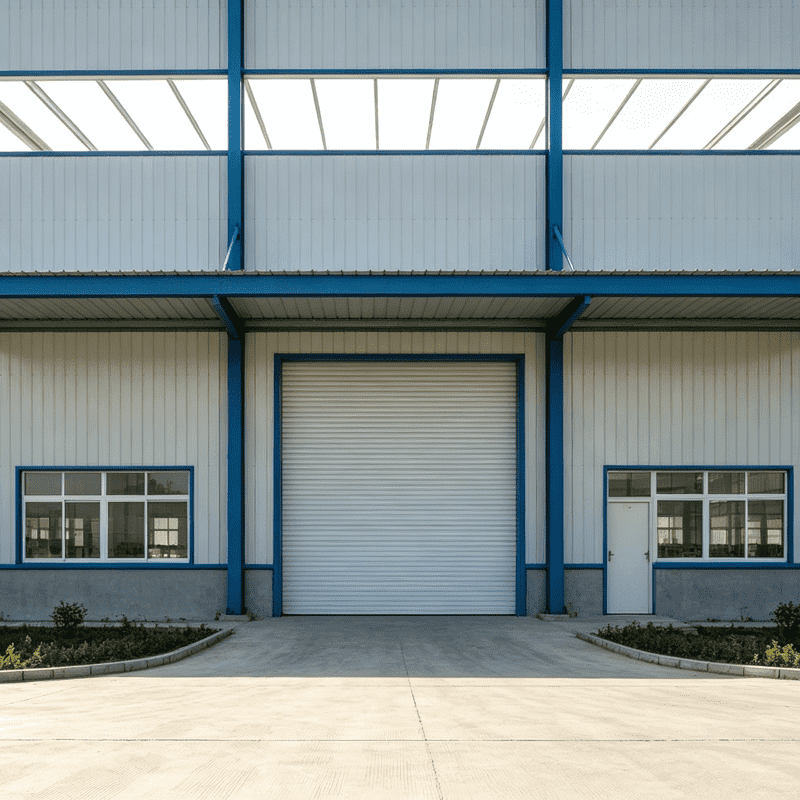 Taller de estructura de acero prefabricada