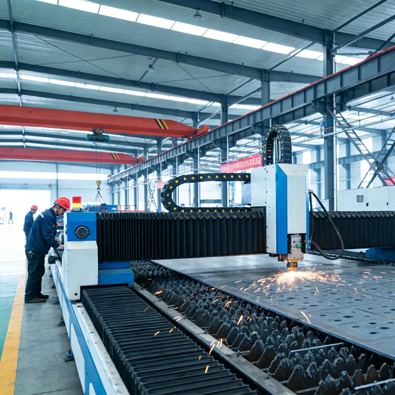 Planta de fabricación de estructuras de acero